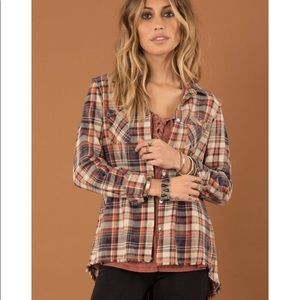 NWOT Plaid Button-down from White Crow